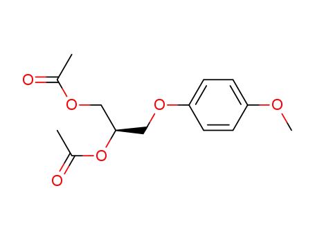 Acetic acid (R)-1-acetoxymethyl-2-(4-methoxy-phenoxy)-ethyl ester