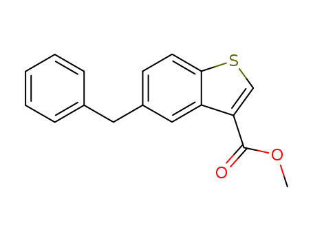 5-benzyl-3-carboxymethylbenzo<b>thiophene