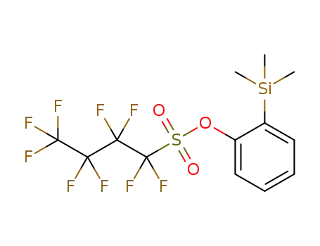 Molecular Structure of 1276113-19-9 (2-(trimethylsilyl)phenyl 1,1,2,2,3,3,4,4,4-nonafluorobutane-1-sulfonate)