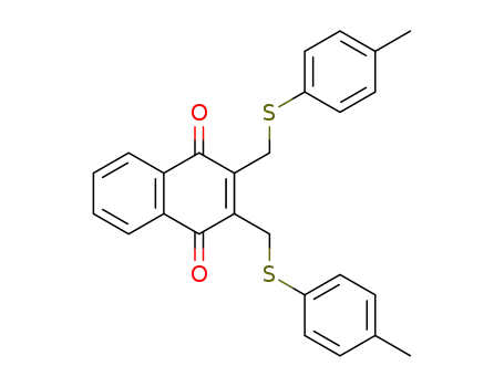 2,3-bis-(p-tolylthiomethyl)-1,4-naphthoquinone