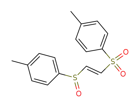 Benzene, 1-methyl-4-[[2-[(4-methylphenyl)sulfinyl]ethenyl]sulfonyl]-, (E)-