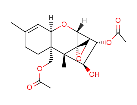 Molecular Structure of 6121-60-4 ((4alpha,11xi)-4-hydroxy-12,13-epoxytrichothec-9-ene-3,15-diyl diacetate)