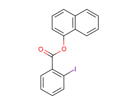 Molecular Structure of 205178-58-1 (naphthalen-1-yl-2-iodobenzoate)
