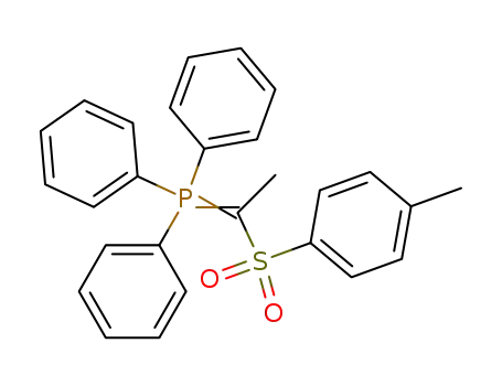 Molecular Structure of 51849-04-8 (α-Tosylaethyliden-triphenylphosphoran)