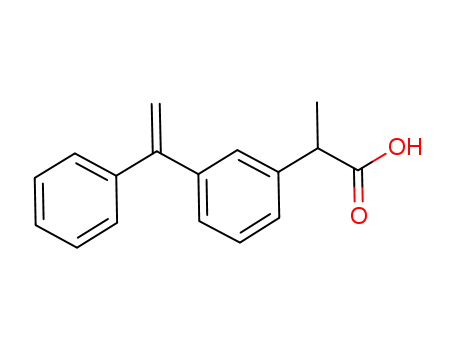 Benzeneacetic acid, a-methyl-3-(1-phenylethenyl)-