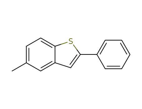 Molecular Structure of 55164-43-7 (5-methyl-2-phenylbenzo<b>thiophene)