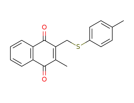 2-methyl-3-p-tolylthiomethyl-1,4-naphthoquinone