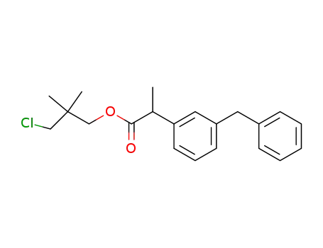 2-(3-benzylphenyl)propionic acid 3-chloro-2,2-dimethylpropyl ester
