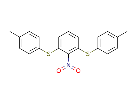 2-nitro-1,3-bis-<i>p</i>-tolylsulfanyl-benzene