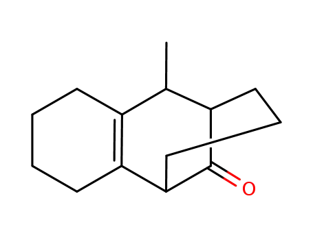 Molecular Structure of 22690-27-3 (1,2,3,4,5,6,7,8,9,10-decahydro-5,9-methanobenzocycloocten-11-one)