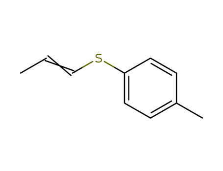 Benzene, 1-methyl-4-(1-propenylthio)-