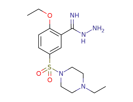 2-ethoxy-5-[(4-ethyl-1-piperazinyl)sulfonyl]-benzamidrazone