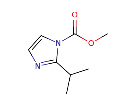 Molecular Structure of 1344736-10-2 (methyl 2-isopropyl-1-imidazolecarboxylate)