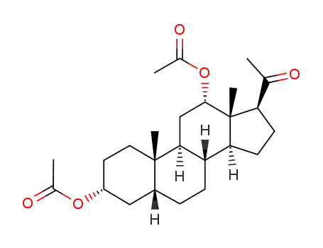 3alpha,12alpha-Dihydroxy-5beta-pregnan-20-one diacetate