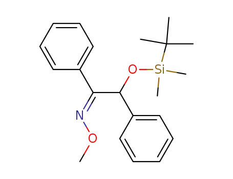 Ethanone, 2-[[(1,1-dimethylethyl)dimethylsilyl]oxy]-1,2-diphenyl-,
O-methyloxime, (1Z)-