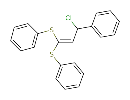 3-phenyl-3-chloro-1-propenyl-1,1-bis thiobenzene