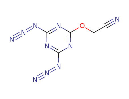 Acetonitrile,2-[(4,6-diazido-1,3,5-triazin-2-yl)oxy]-