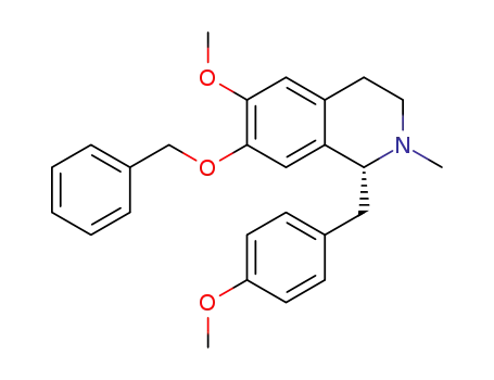 (R)-7-(benzyloxy)-6-methoxy-1-(4-methoxybenzyl)-2-methyl-1,2,3,4-tetrahydroisoquinoline