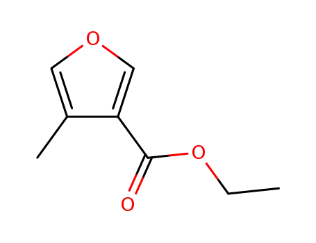Molecular Structure of 154222-96-5 (3-Furancarboxylicacid,4-methyl-,ethylester(9CI))
