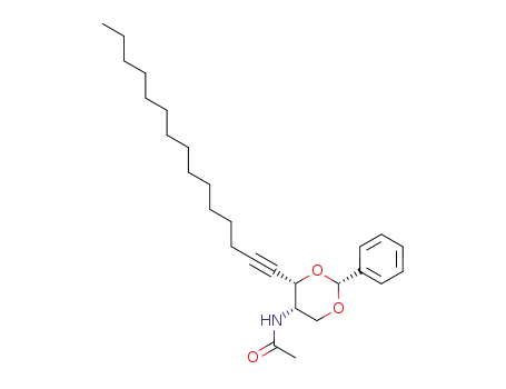 (+/-)-<i>N</i>-(4<i>c</i>-pentadec-1-ynyl-2<i>r</i>-phenyl-[1,3]dioxan-5<i>c</i>-yl)-acetamide