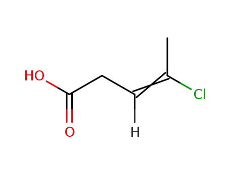 4-chloro-pent-3-enoic acid