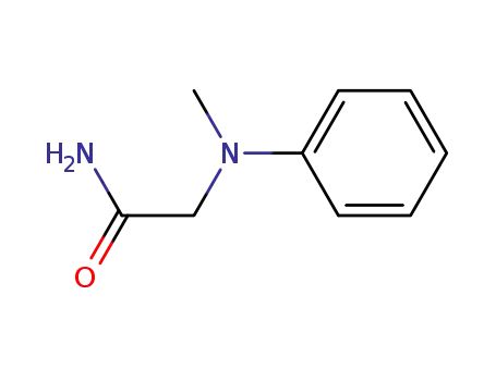 Molecular Structure of 21911-76-2 (2-(N-Methylaniline)acetamide)