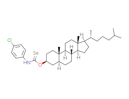 N-(4-chlorophenyl)selenocarbamate of cholestanol