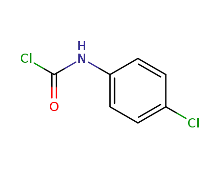 Molecular Structure of 22536-57-8 ((4-chlorophenyl)carbamic chloride)