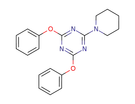 2-piperidyl-4,6-diphenoxy-1,3,5-triazine