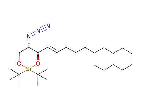 1,3-Dioxa-2-silacyclohexane,
5-azido-2,2-bis(1,1-dimethylethyl)-4-(1E)-1-pentadecenyl-, (4R,5S)-