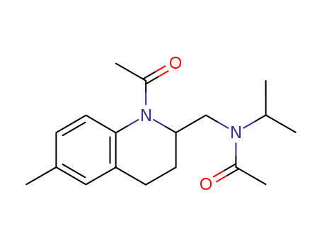 N-[(1-아세틸-1,2,3,4-테트라히드로-6-메틸-2-퀴놀릴)메틸]-N-이소프로필아세트아미드