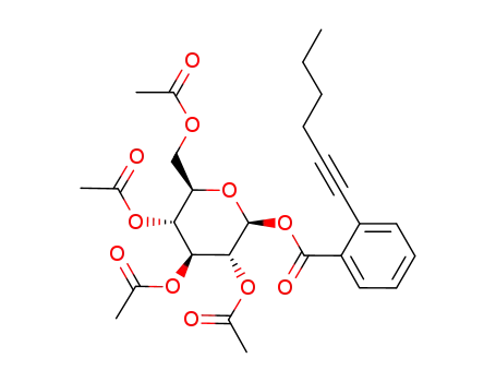 2,3,4,6-tetra-O-acetyl-β-D-glucopyranosyl ortho-(hex-1-ynyl)benzoate