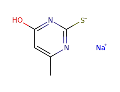2,3-ジヒドロ-6-メチル-2-チオキソ-4(1H)-ピリミジノン/ナトリウム,(1:1)