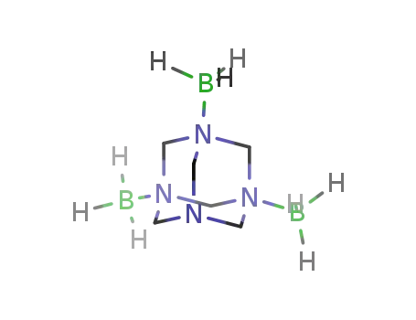 Molecular Structure of 42976-01-2 (hexamethylenetetramine trisborane)