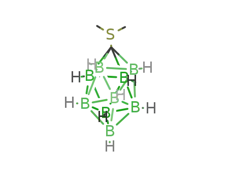 Molecular Structure of 201339-68-6 ((CH<sub>3</sub>)2SCB<sub>9</sub>H<sub>9</sub>)