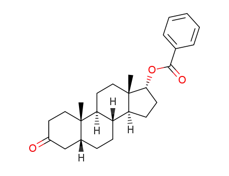 Molecular Structure of 396079-66-6 (17α-benzoyloxy-5β-androstanone-(3))