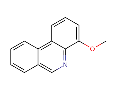 Molecular Structure of 41001-66-5 (4-Methoxyphenanthridine)