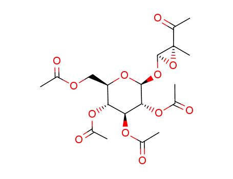 [(2S,3R)-3-Methyl-3-acetyloxiranyl]2-O,3-O,4-O,6-O-tetraacetyl-beta-D-glucopyranoside