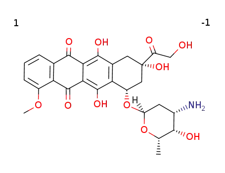 (1S,3S)-3,5,12-trihydroxy-3-(hydroxyacetyl)-10-methoxy-6,11-dioxo-1,2,3,4,6,11-hexahydrotetracen-1-yl 3-amino-2,3,6-trideoxy-beta-L-lyxo-hexopyranoside