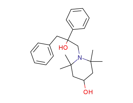 Molecular Structure of 85111-09-7 (1-(2-Hydroxy-2,3-diphenylpropyl)2,2,6,6-tetramethyl-4-piperidol)