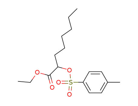 2-(Toluene-4-sulfonyloxy)-octanoic acid ethyl ester