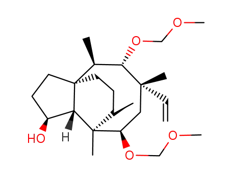 (1R,2R,3S,4S,6R,7R,8R,9S)-3,6-Bis-methoxymethoxy-2,4,7,14-tetramethyl-4-vinyl-tricyclo[5.4.3.0<sup>1,8</sup>]tetradecan-9-ol