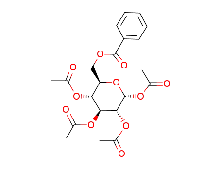 1,2,3,4-tetra-O-acetyl-6-O-benzoyl-α-D-glucopyranose