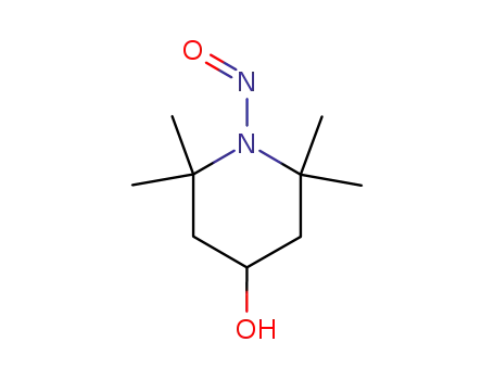 Molecular Structure of 55556-90-6 (2,2,6,6-Tetramethyl-1-nitrosopiperidin-4-ol)