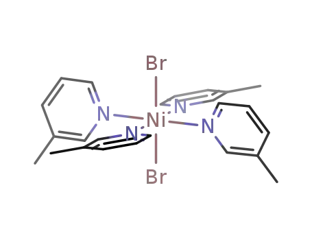 Molecular Structure of 14244-01-0 (Nickel, dibromotetrakis(3-methylpyridine)-)