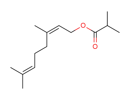 Molecular Structure of 2345-24-6 (NERYL ISOBUTYRATE)