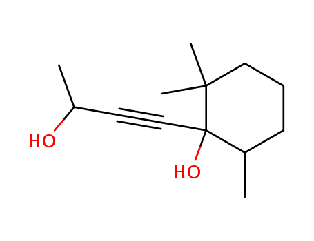 1-(3-hydroxybut-1-ynyl)-2,2,6-trimethyl-cyclohexan-1-ol cas  41641-09-2