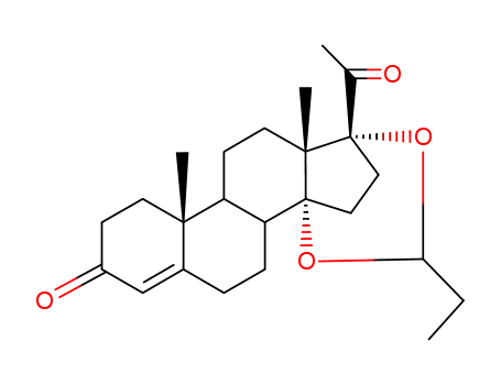 Pregn-4-ene-3,20-dione,14,17-[propylidenebis(oxy)]-