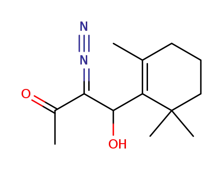 3-diazo-4-hydroxy-4-(2,6,6-trimethylcyclohex-1-enyl)butan-2-one