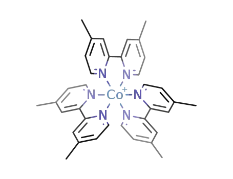 {Co(4,4'-dimethyl-2,2'-bipyridine)3}<sup>(1+)</sup>
